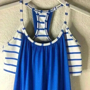 Lululemon no limits Tank pipe dream blue sz 4